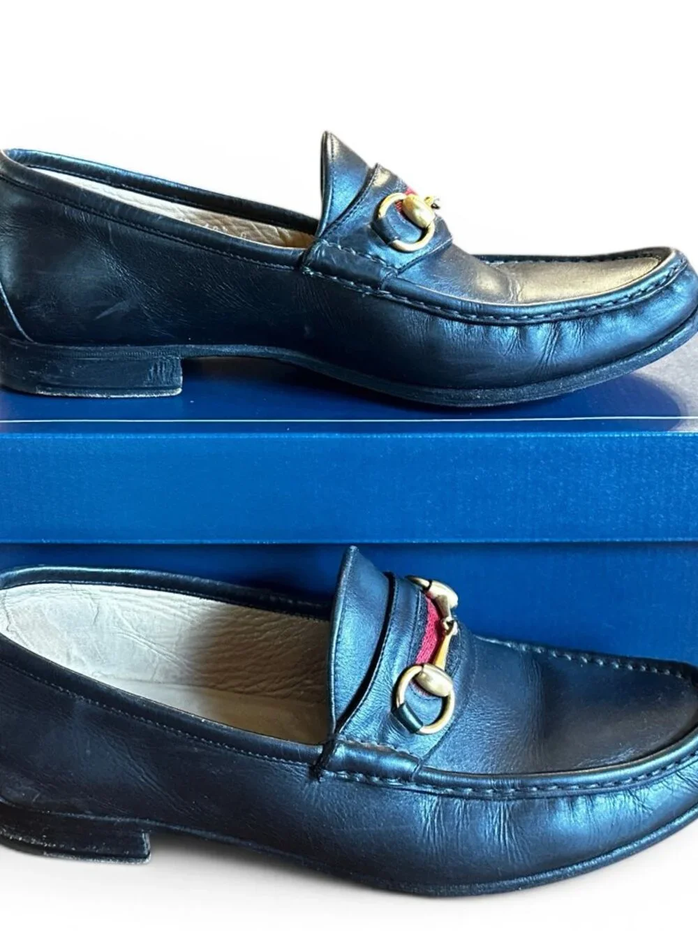 Gucci Black Leather Horsebit Loafers 10.5 D-Men’s Size 110 0010/2